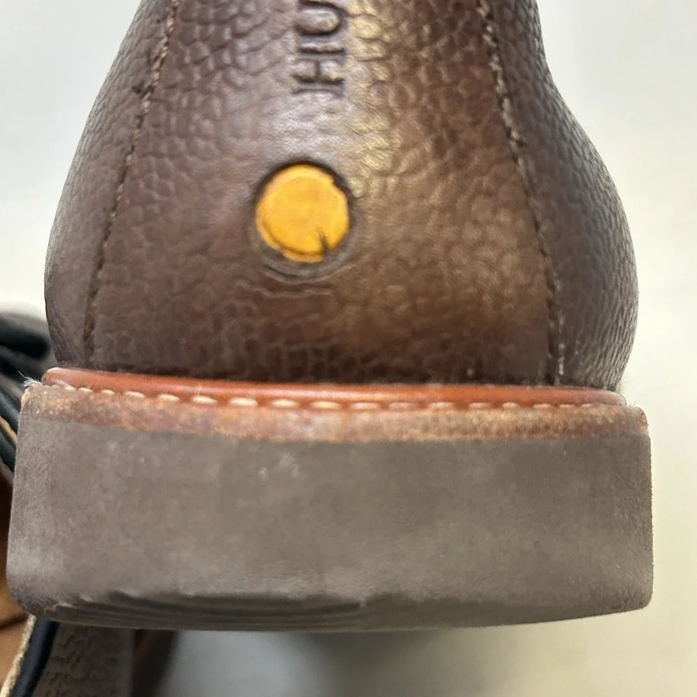 Samuel Hubbard Brown Pebble Leather Oxford Shoes Men's 12‎ M Highlander